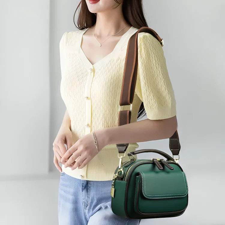 Duo Design double-layer shoulder bag with wide strap (Buy 1 Get 1 Free)